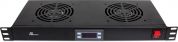Panel of 2 fans with Rack 1U thermostat